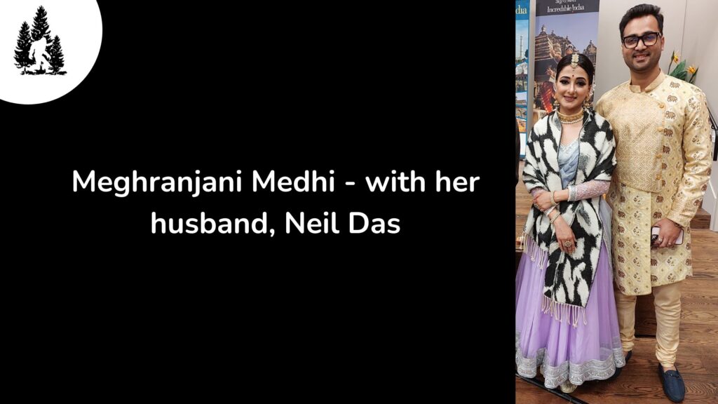 Meghranjani Medhi with her husband Neil Das Yeti News - YetiNews