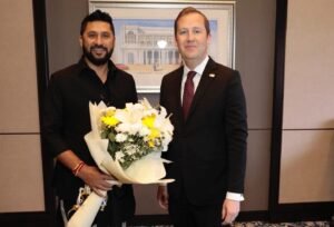 Ravi Lamichhaney’s Trip to India - YetiNews Rabi with US Ambassador to India - YetiNews